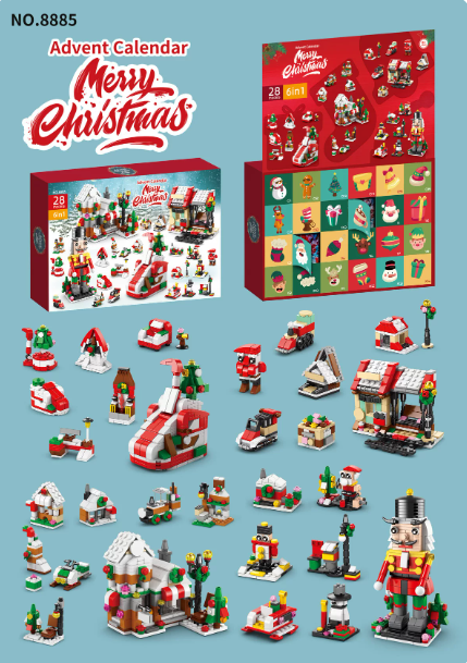 24-Day Christmas Building Block Advent Calendar