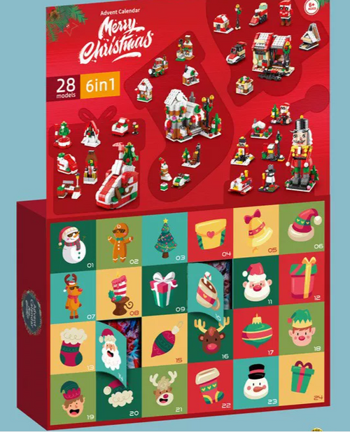 24-Day Christmas Building Block Advent Calendar