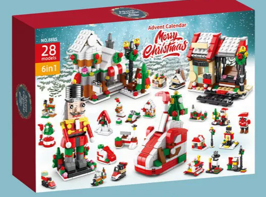 24-Day Christmas Building Block Advent Calendar