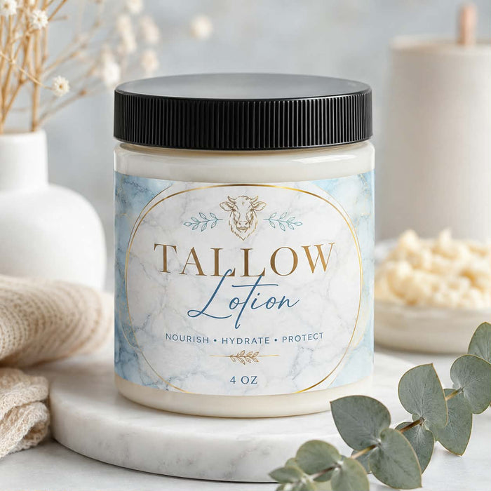 4 oz Tallow lotion