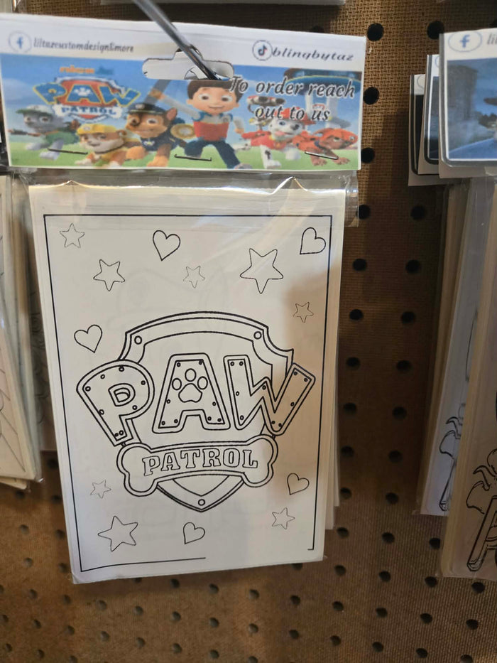 4x6 Sticker Coloring Pages