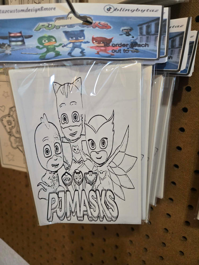 4x6 Sticker Coloring Pages