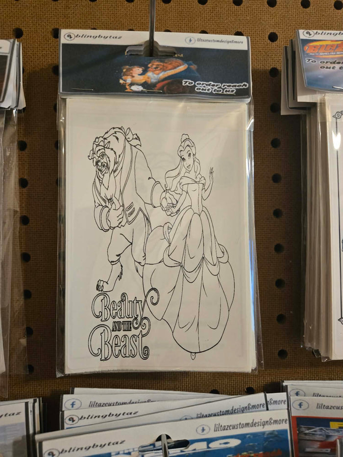 4x6 Sticker Coloring Pages
