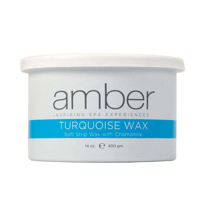 Pellon, Strip & Soft Wax 14 oz. Amber Depilatory Wax / Turquoise