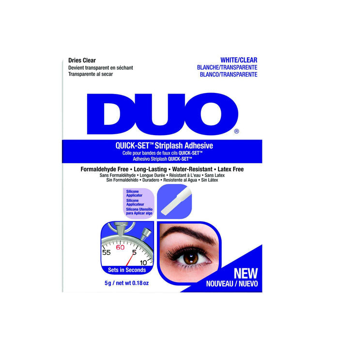 Ardell DUO Quick-Set Striplash Adhesive, Clear, 0.18 oz