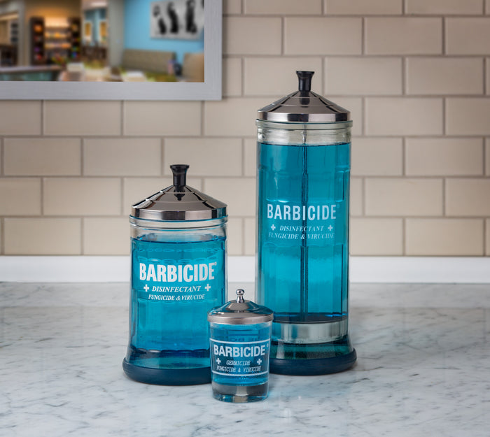 Barbicide Manicure Jar, Small, Midsize, and Large