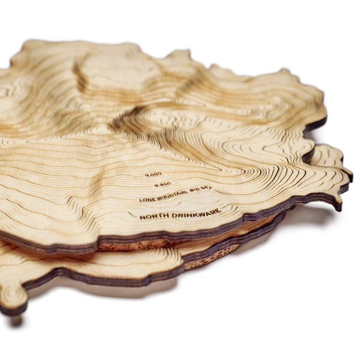 The Big Sky Coaster Set - North Drinkware