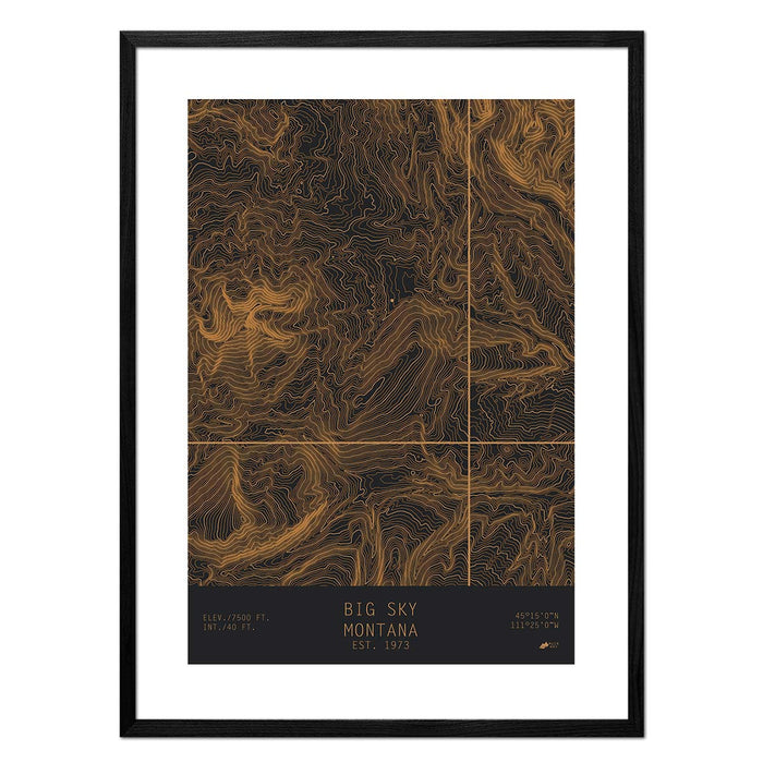 Big Sky, Montana - No Frame - North Drinkware