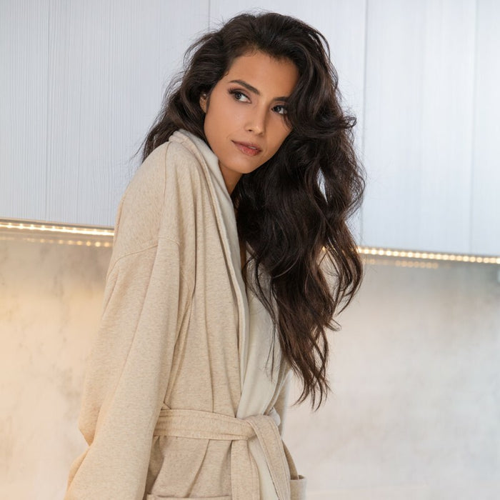 Boca Terry Shawl Collar Jersey Robe, OSFM