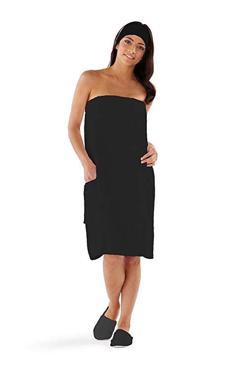 Boca Terry Velour Body Wrap, Women's