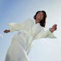 Apparel Ecru / 4XL Boca Terry Robe / Waffle Weave Kimono / Ecru