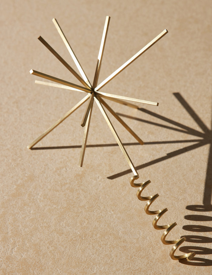 Brass Star Tree Topper by Ferm Living