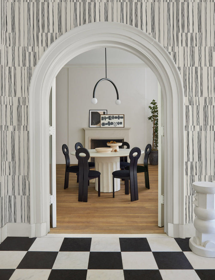 Broken Stripe Wallpaper by Sarah Sherman Samuel
