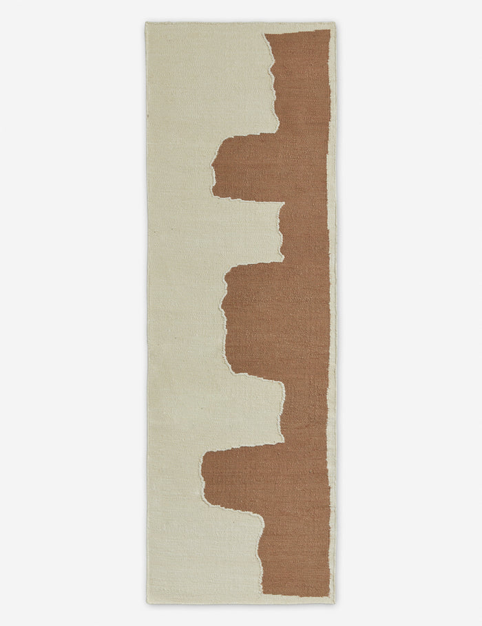 #size::2-6--x-8--runner | Butte Flatweave Linen Rug by Elan Byrd in the runner size.