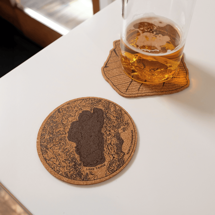California Cork Coaster Set of 4 - North Drinkware