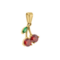 Cherry Gem Necklace Charm