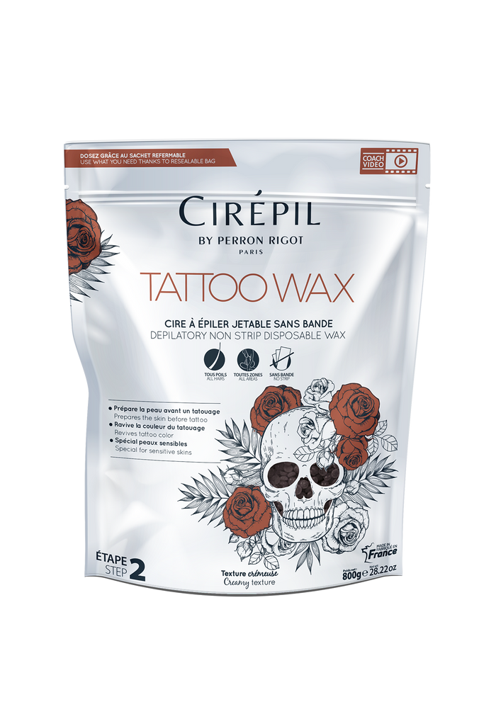 Cirepil Hard Wax Beads, Tattoo, 1.8 lbs