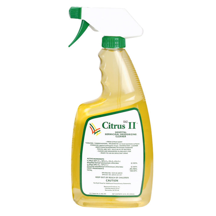 Disinfectant Wipes & Sprays 22 oz. Citrus II Germicidal Cleaner