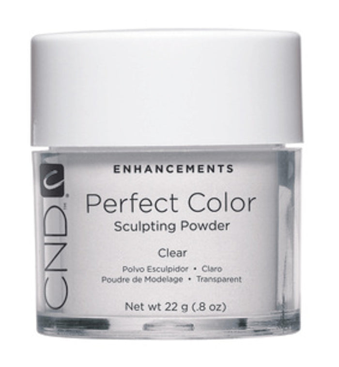 CND Enhancements, Perfect Color Sculpting Powders, Clear
