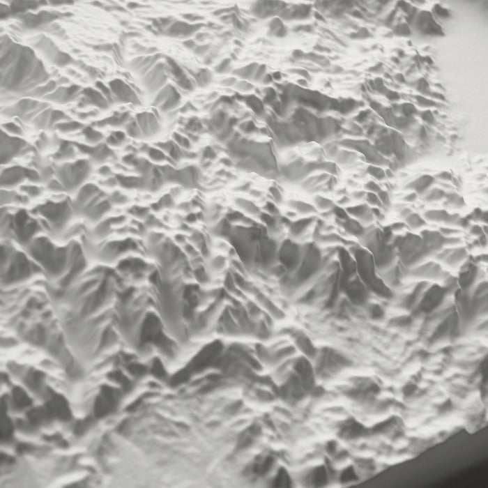 Colorado - White 3D Raised Relief Map - North Drinkware