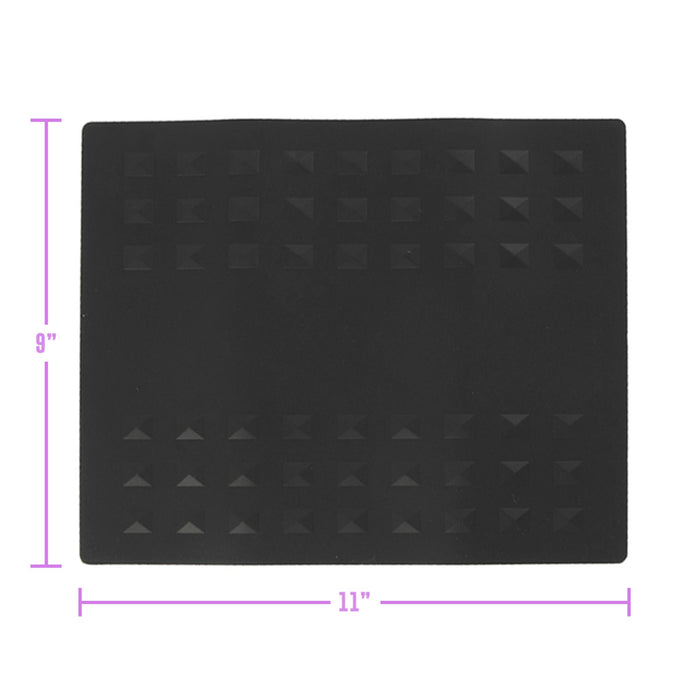 Colortrak Protective Heat Resistant Silicone Mat, Black