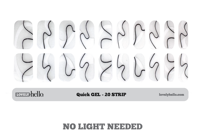 Contemporary Quick Gel Nail Wraps