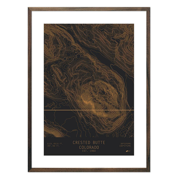 Crested Butte, Colorado - No Frame - North Drinkware
