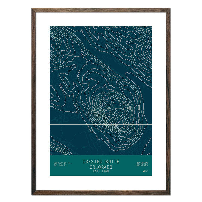 Crested Butte, Colorado - No Frame - North Drinkware