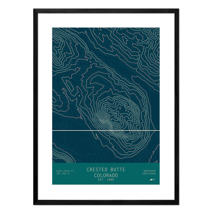 Crested Butte, Colorado - No Frame - North Drinkware