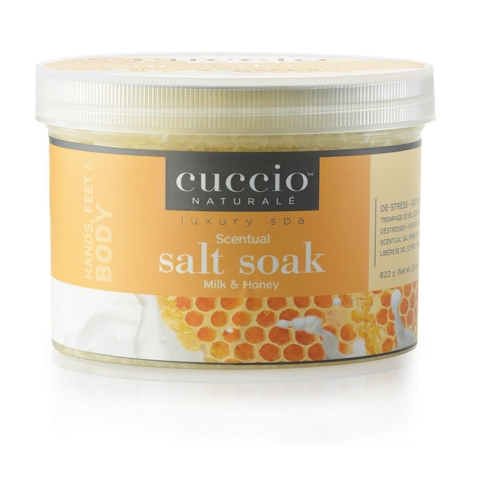 Soaks & Cleansers Milk & Honey / 29oz Cuccio Pedicure Scentual Salt Soak