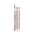 Cuccio Pro Nail Art Brushes, 4 Pack