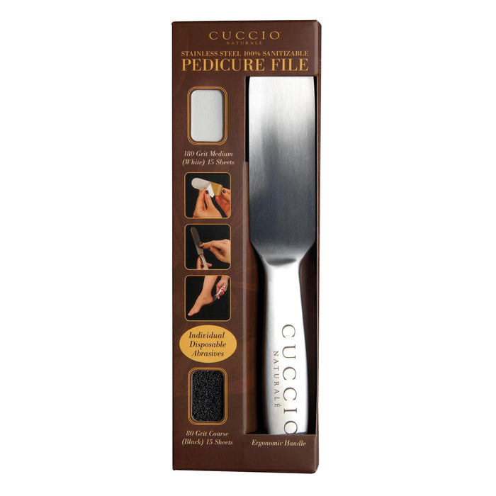 Files, Buffers, Brushes & Pumi Cuccio Metal Foot File / 80/180 grit / 30pc
