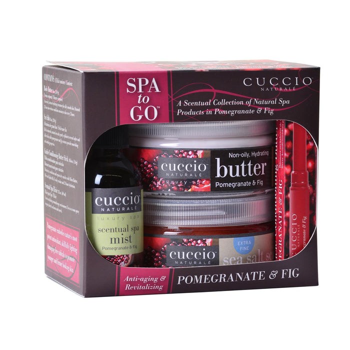 Gift Sets Pomegranate & Fig Cuccio Spa to Go Kit