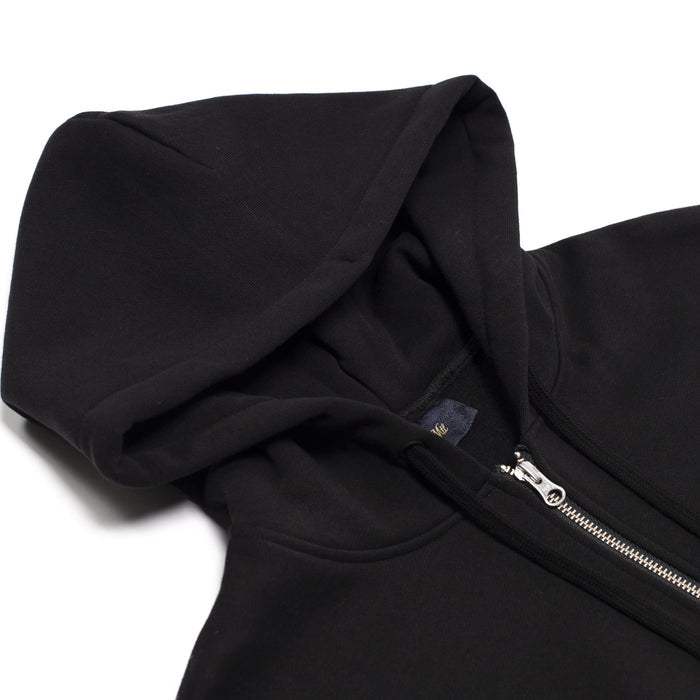Cursive Zip-Hoodie