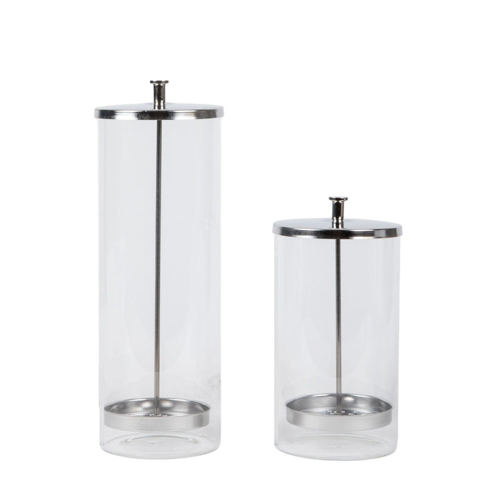 Disinfectant Jar with Stainless lid