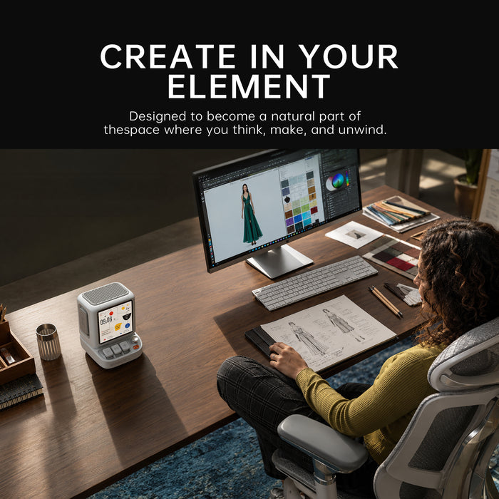 Divoom Astrotoo – 20W Desktop Speaker with a Living Display
