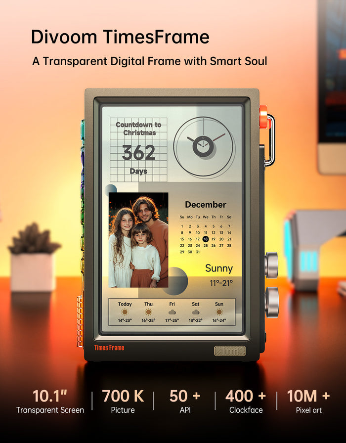 Divoom Times Frame product image 4 for Times Frame + Times Gate bundle