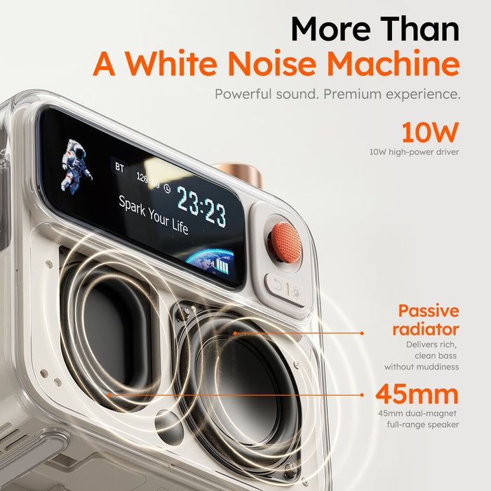 Divoom FlowToo Premium Bedside Speaker & Smart Sleep Clock, alternate product view 7