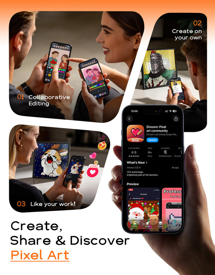 Pixoo-64 II + Ditoo-Pro summer bundle product image 5