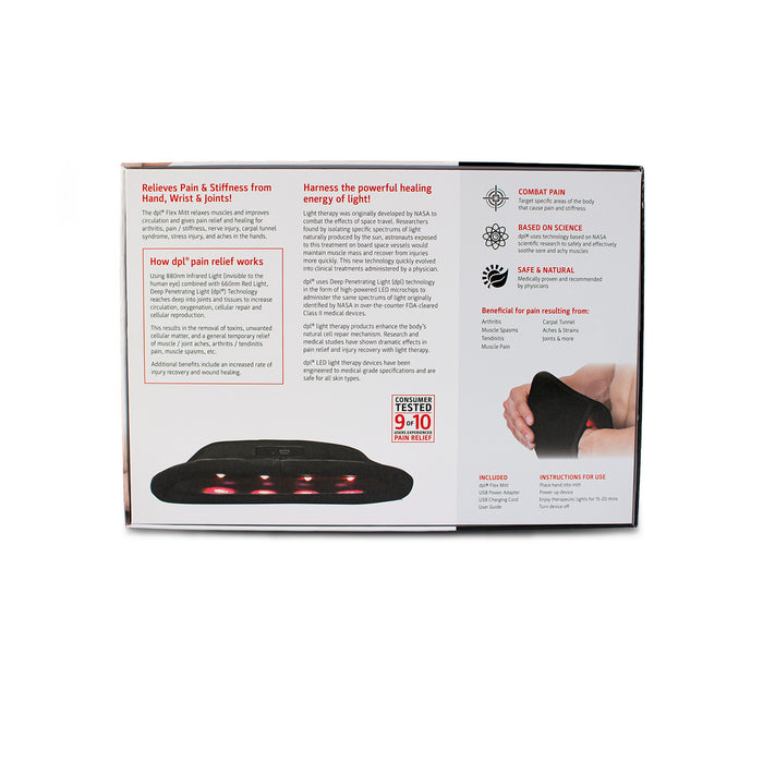 dpl Flex Mitt Light Therapy Pain Relief