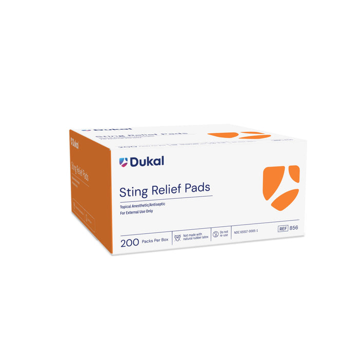 Dukal Sting Relief Pads, 2-ply, 200 ct