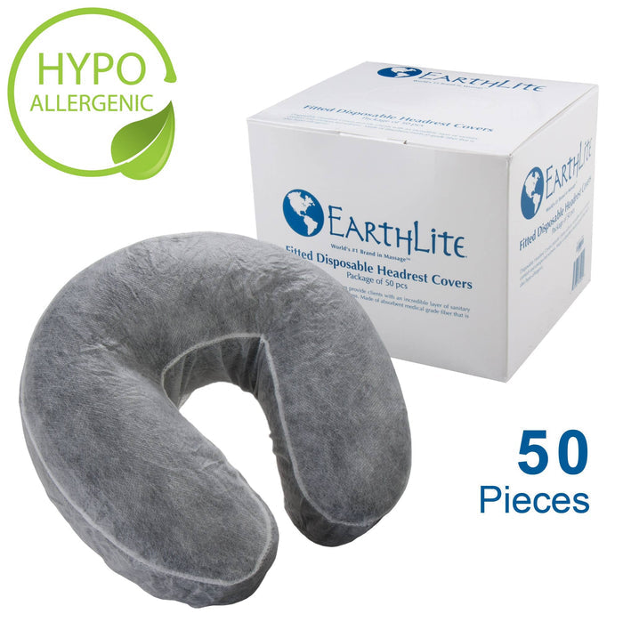 Earthlite Fitted Disposable Headrest Cover, 50 Count