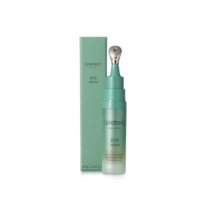 ( plated ) Skin Science EYE Serum and packaging, 8 mL / 0.27 fl oz