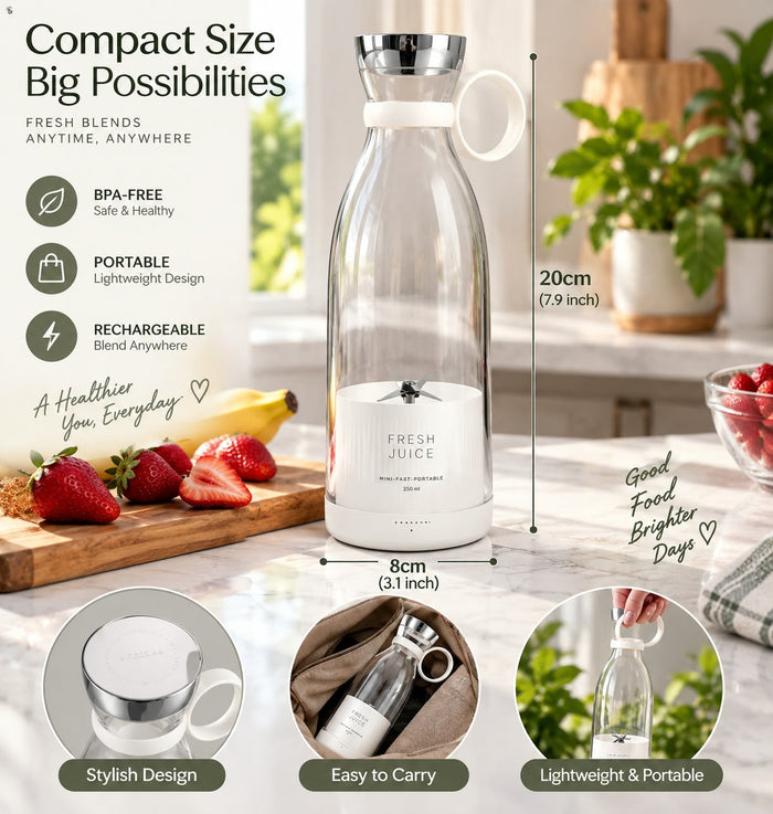 Flyblend Fresh Juice Portable Blender | Blend Fresh, Anywhere