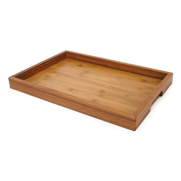 Trays & Dish Holders Large FOH Bamboo Serving Tray