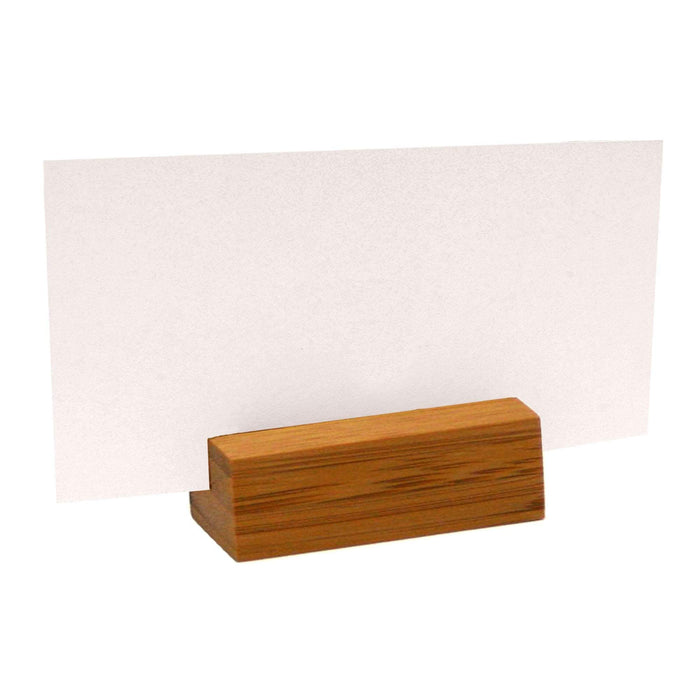 Marketing Collateral & Holders FOH Bamboo Sign Holder
