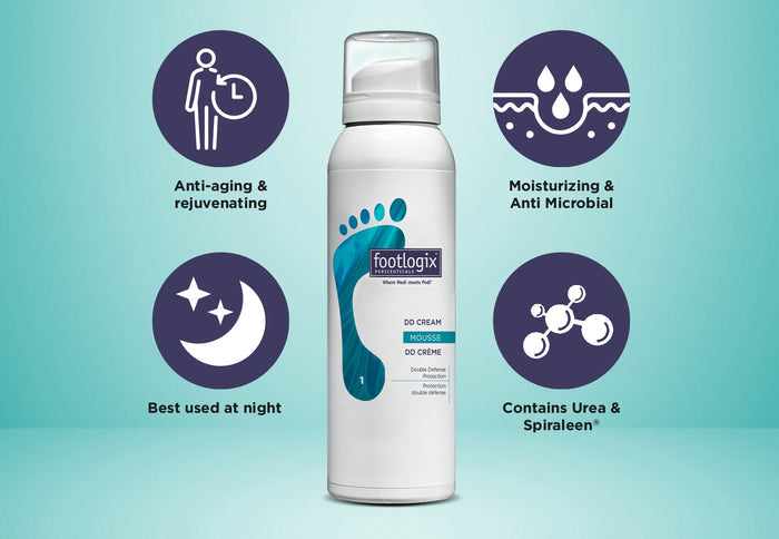 Footlogix DD Cream Mousse, 4.2 oz