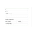 Gift Certificate Cards Gift Certificate / Ahhh / 25 Count
