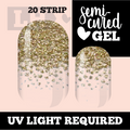 Gold Glam Tippy Nail Wraps
