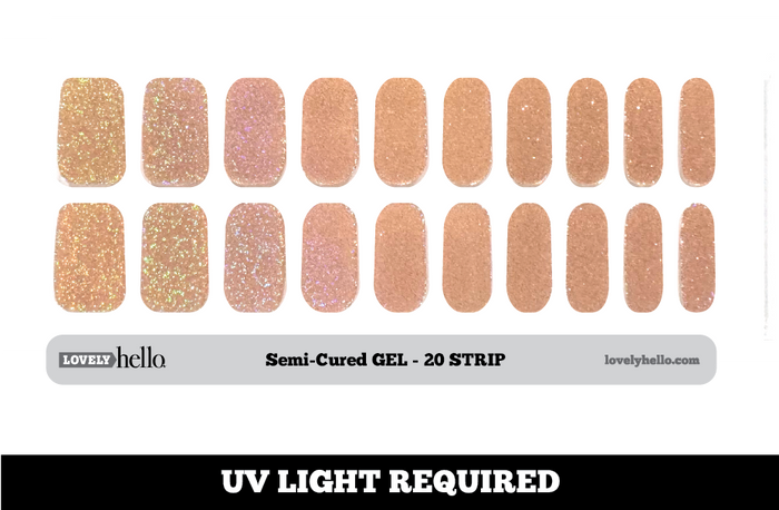 Golden Glow Nail Wraps